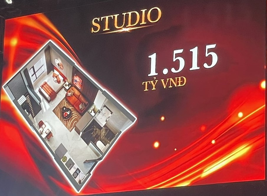 GIá căn hộ studio Golory